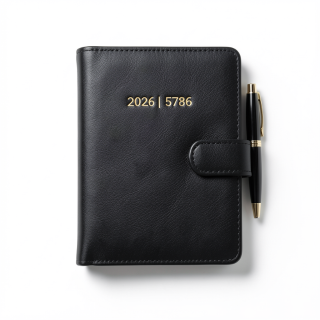 Hebraic Weekly Planner | Selah Collection Black
